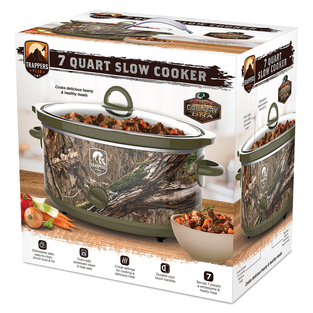 7 Quart Oval Slow Cooker Pot with Heat Settings B772499