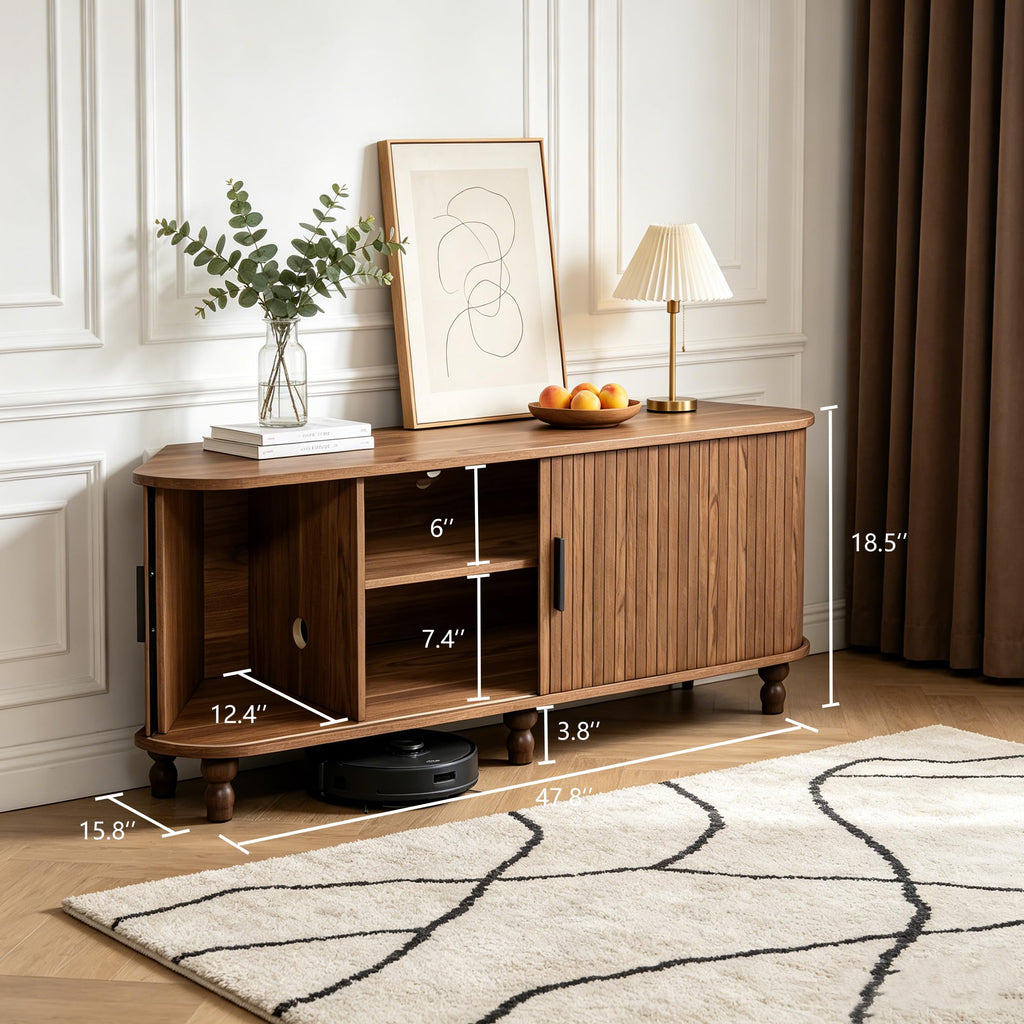 45" Corner TV Stand with Storage O142443