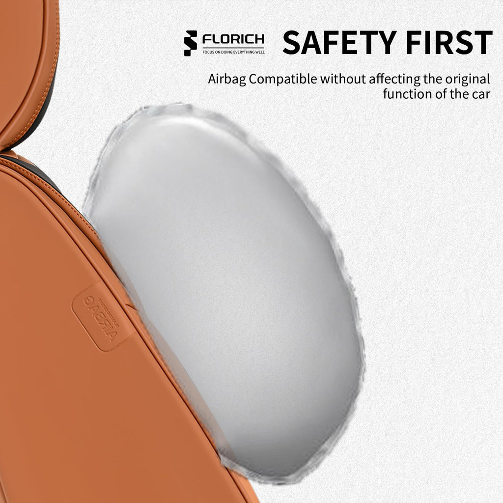 Nappa Leather Car Seat Covers Full Set Z5364