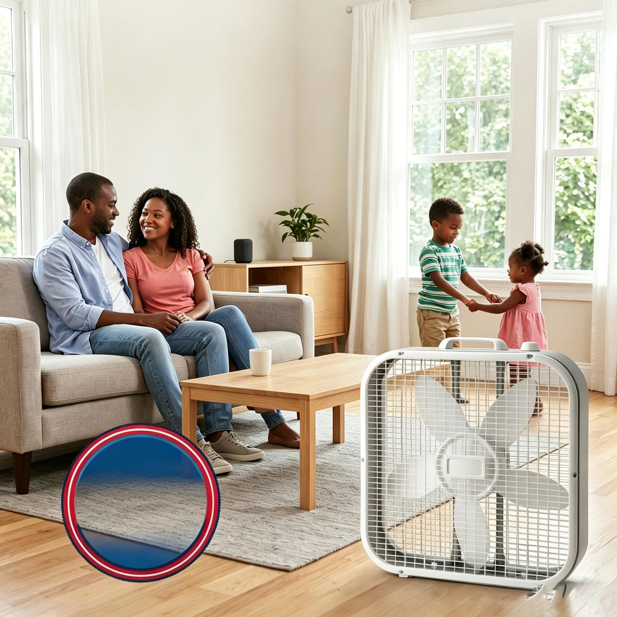 20" 3-Speed Weather-Resistant Box Fan L61775