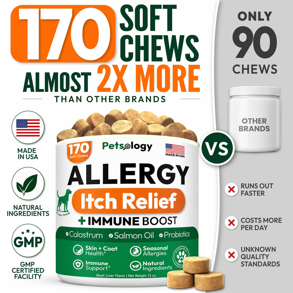 Dog Allergy Relief Chews 170 Count S326300