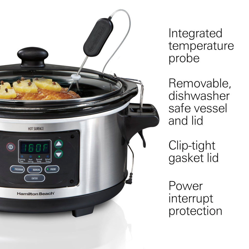 Portable 6 Quart Programmable Slow Cooker S33266