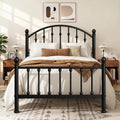 Full Size Metal Bed Frame with Tall Headboard F459