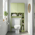 Green Over the Toilet Storage Cabinet with Adjustable Shelf S444418