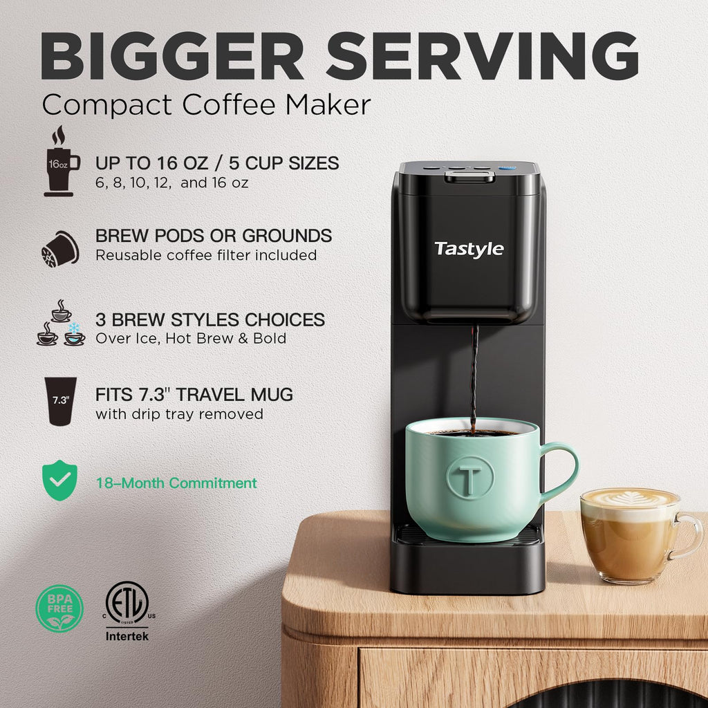 Single Serve Coffee Maker with Bold Brew X122848