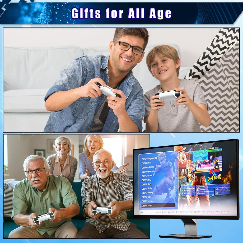 Wireless Retro Gaming Console Built-in 20,000+ Games A485