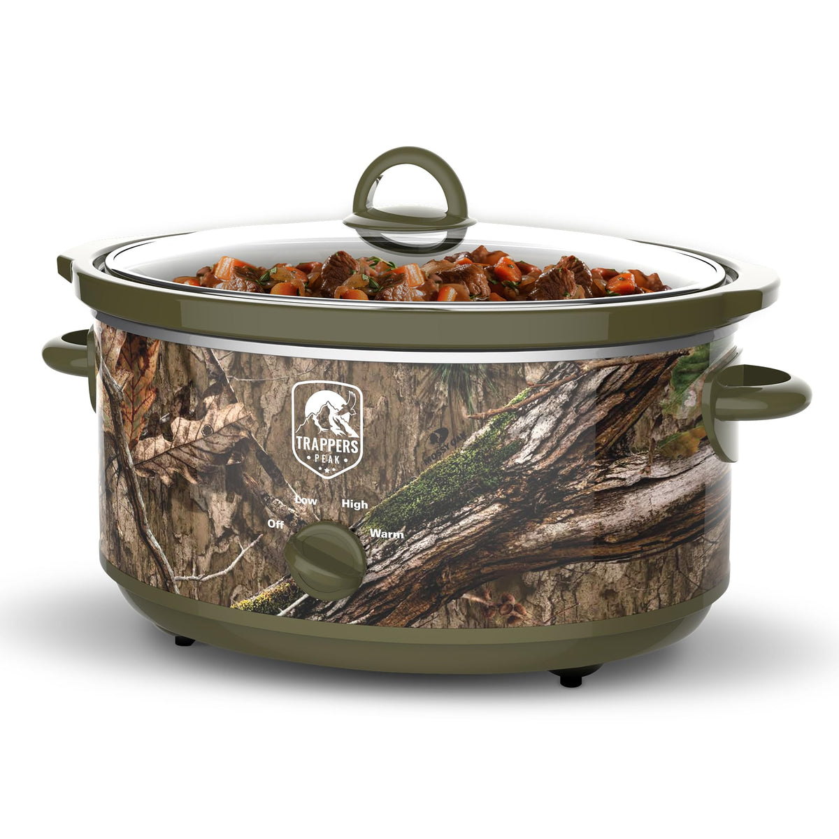 7 Quart Oval Slow Cooker Pot with Heat Settings B772499