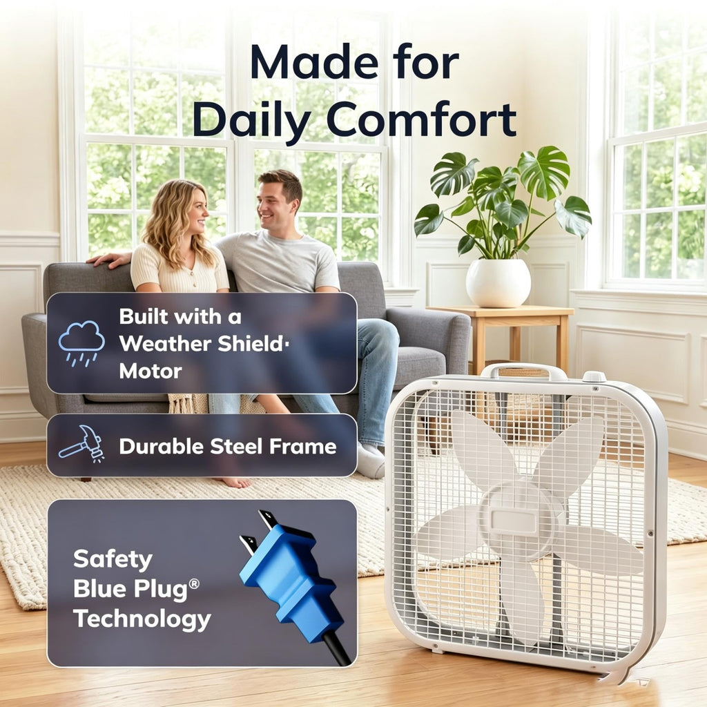 20" 3-Speed Weather-Resistant Box Fan L61775
