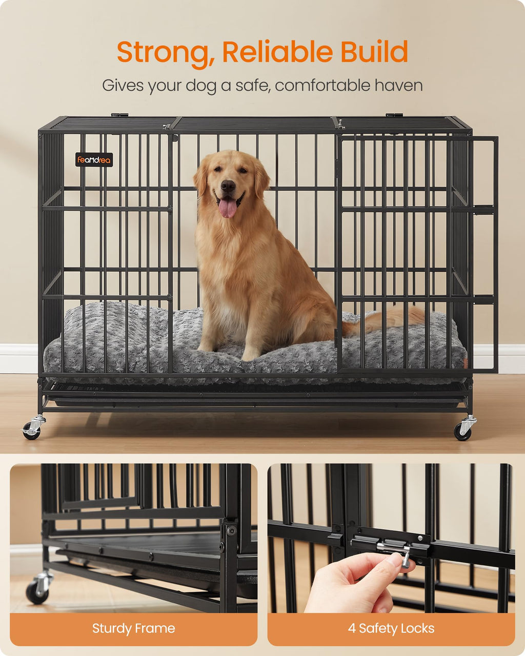 Foldable Dog Crate V35494