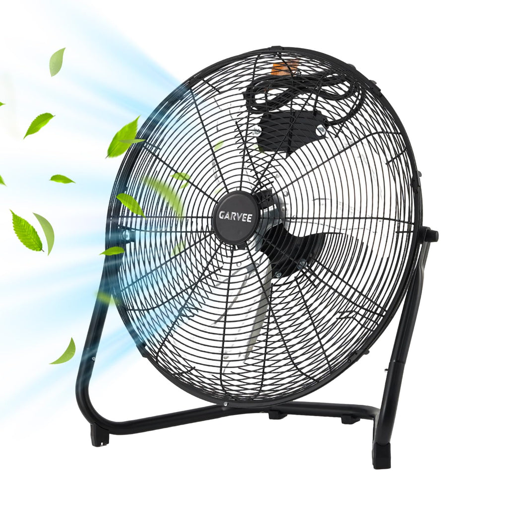 20'' 3000CFM Metal Floor Fan H762