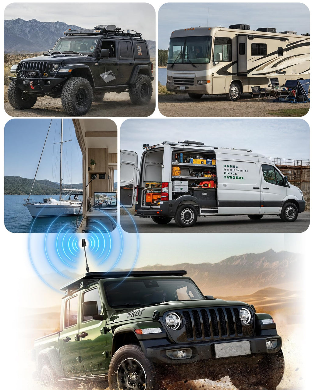 Cell Phone Signal Booster for Truck RV Vehicle K724629