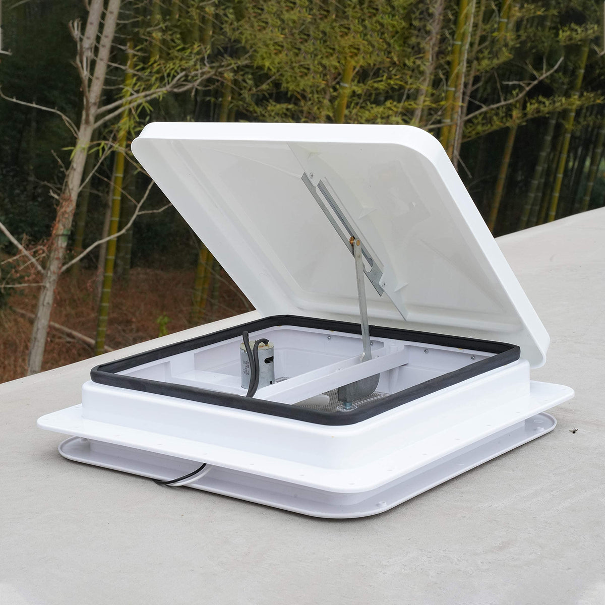 2 Pack 14 Inch White RV Roof Vent Cover A208471