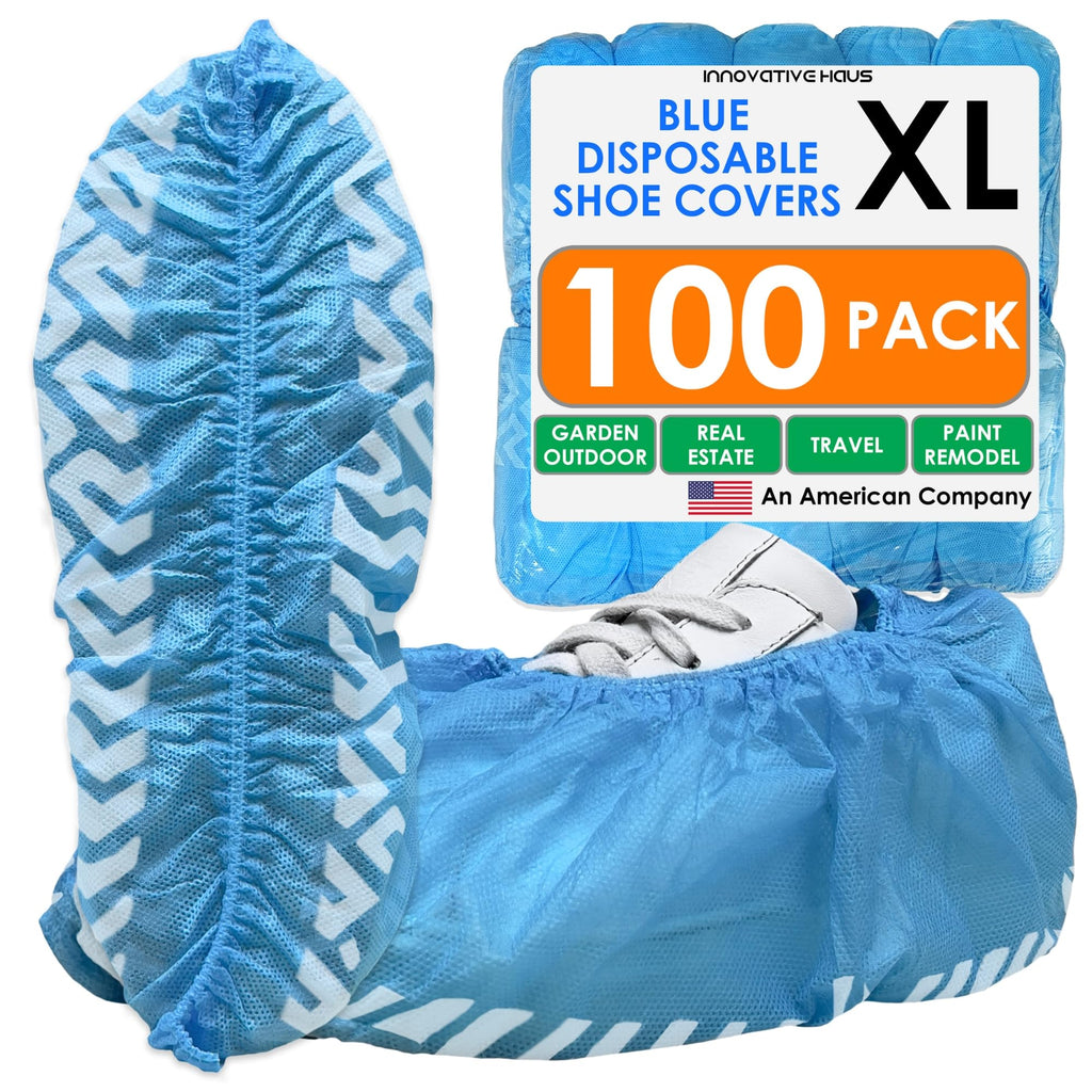 Blue Disposable Shoe Covers 100 Pack XL L67673