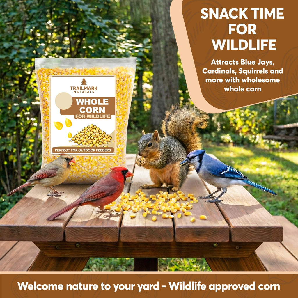 Whole Corn 20 LB Bird Seed & Wildlife Feed W778