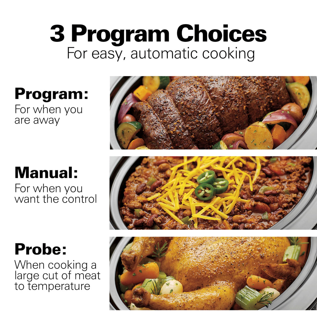 Portable 6 Quart Programmable Slow Cooker S33266