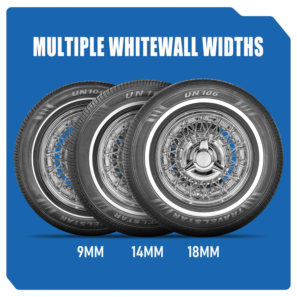 Set of 4 White Wall Radial Tire W415383