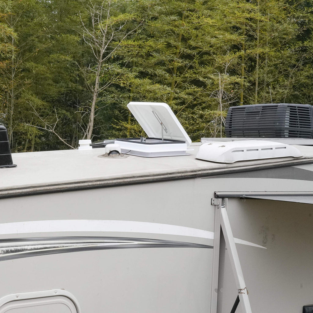 2 Pack 14 Inch White RV Roof Vent Cover A208471
