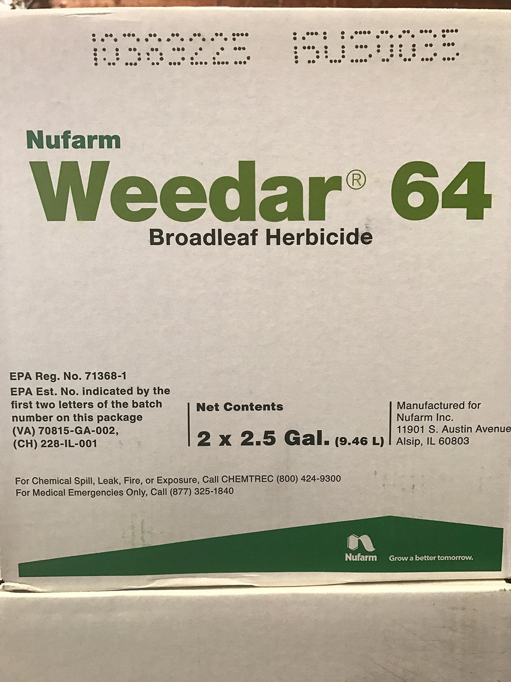5 Gallons Liquid Herbicide N18123