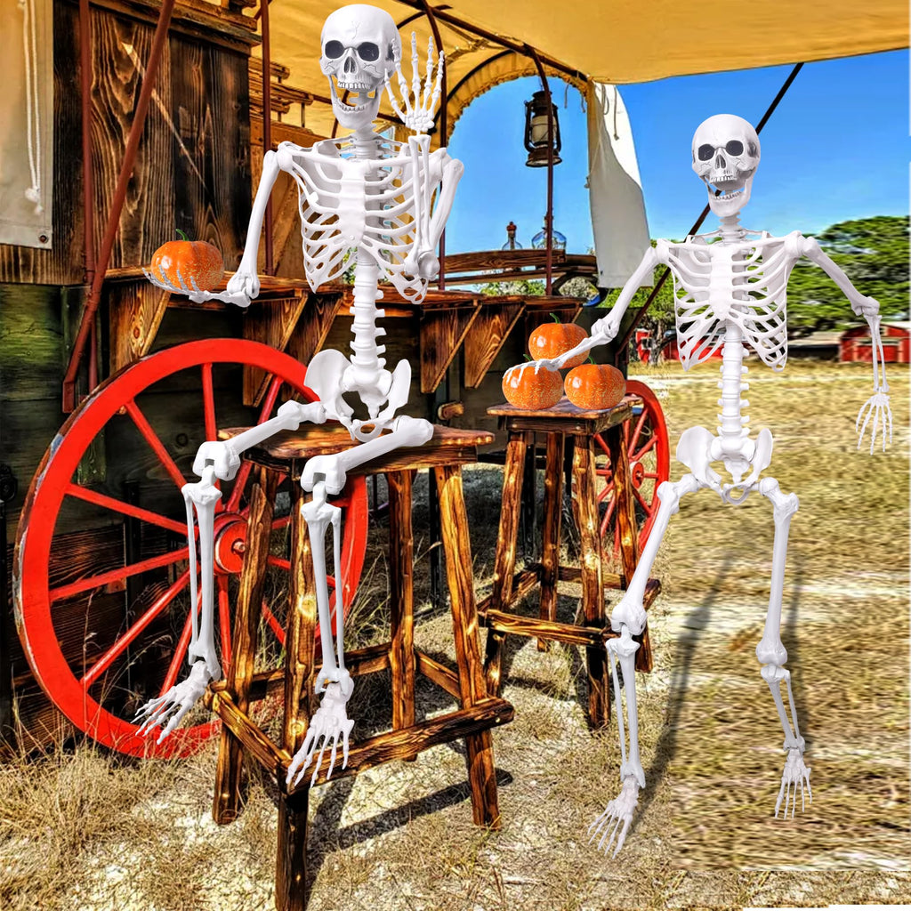 5.4ft Posable Full Body Skeleton E938331