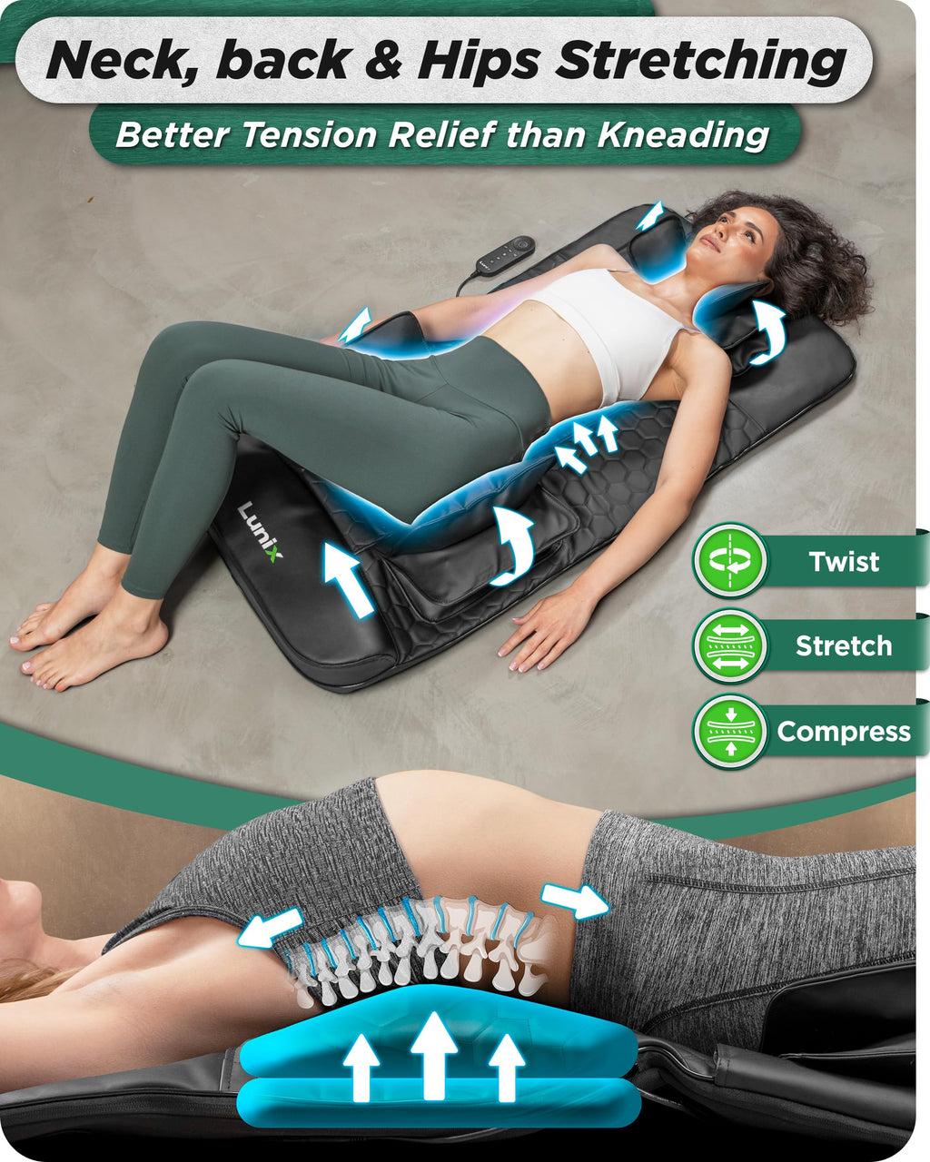 Heated Stretching Mat Massager R151405